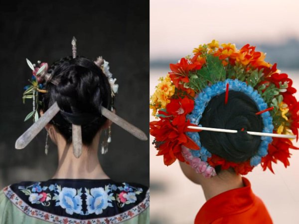 鬓边花与剑，女子自铿锵