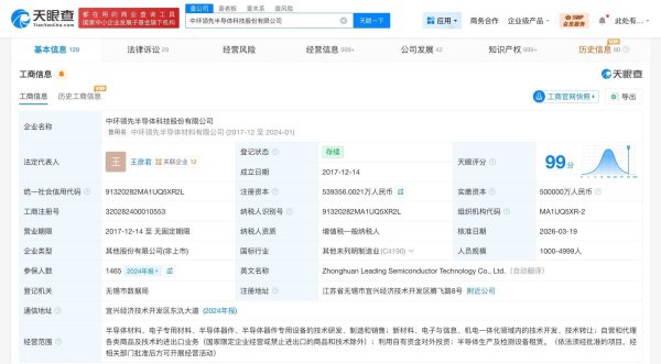 中环领先半导体增资至约53.9亿