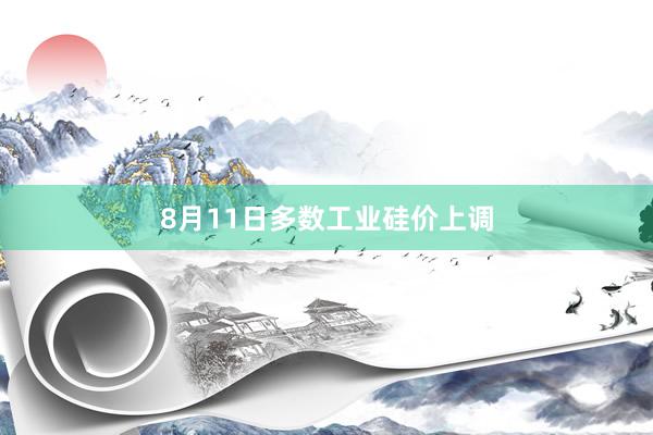 8月11日多数工业硅价上调