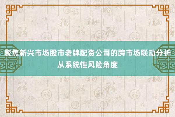 聚焦新兴市场股市老牌配资公司的跨市场联动分析从系统性风险角度